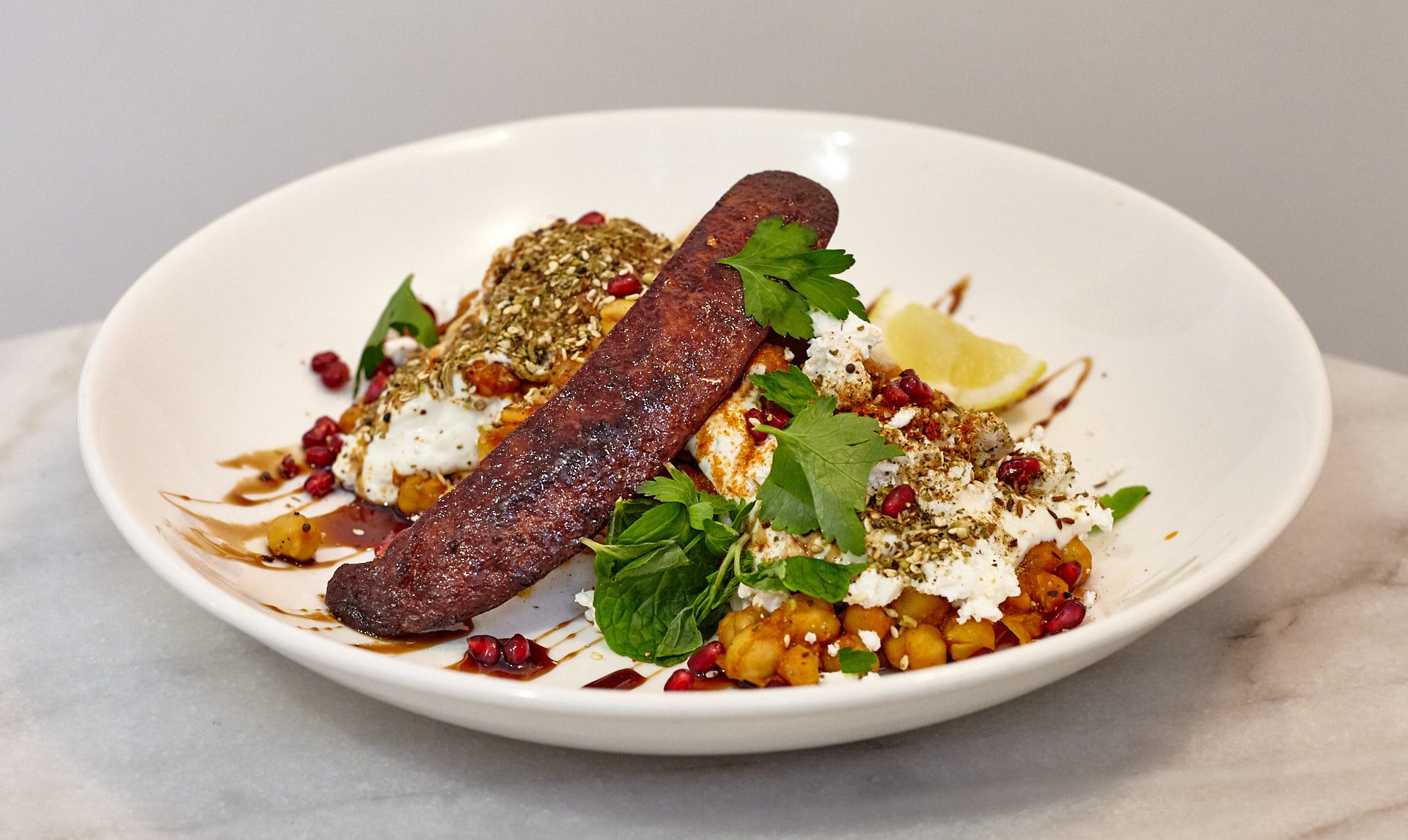 Spicy Chickpeas, Heritage Wall Camberwell