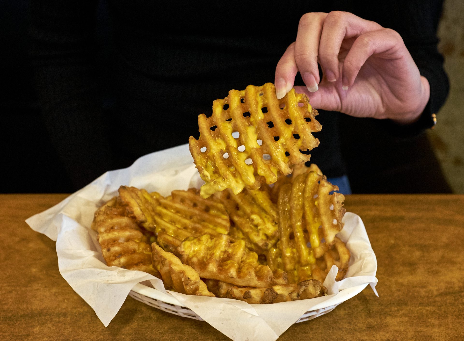 Waffle Fries - Burger Basement Pascoe Vale