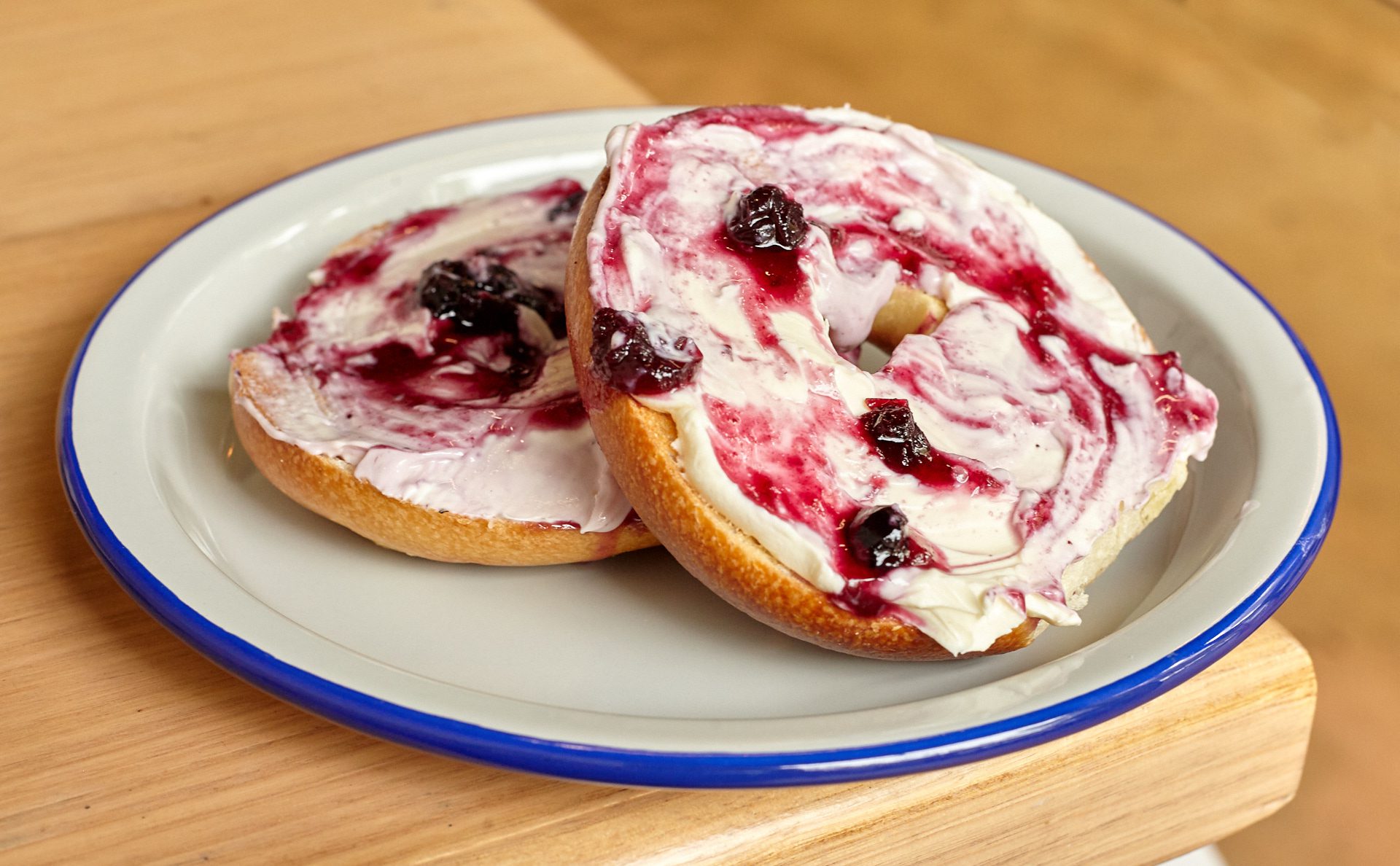 Blueberry and Orange Zest Schmear - Crooked Letters - Prahran