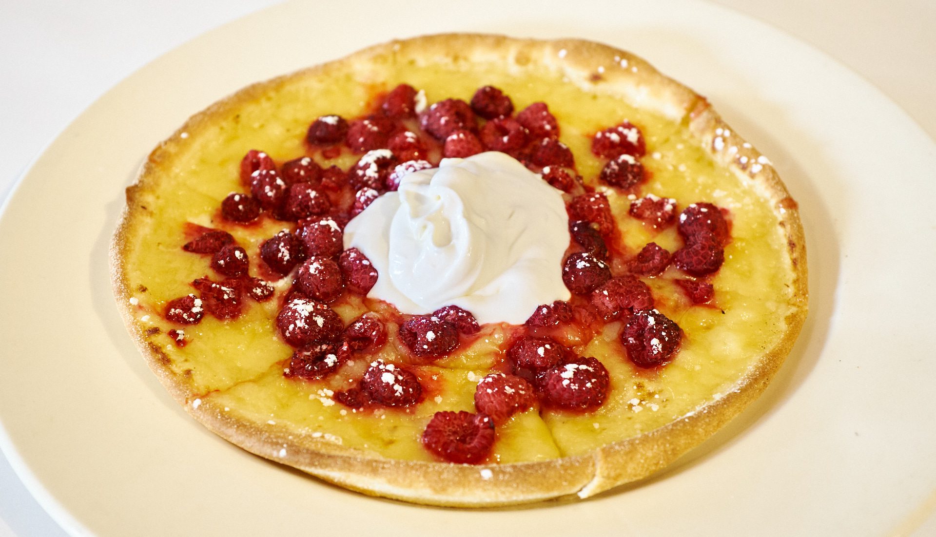 Lemon Curd and Raspberry Pizza - Motorino - South Kingsville