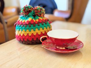 Teacup and Tea Cosy Mr Burch Cafe
