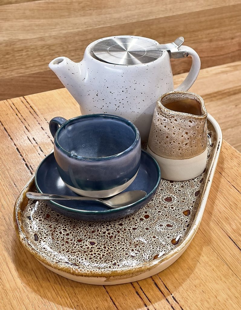 Teapot at Nancy Eatery/Robert Gordon Pottery