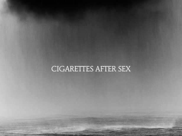 Cigarettes after sex written in white on grey smokey background