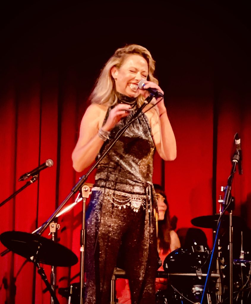Marcelle Phoenix singing at Memo Music Hall St. Kilda