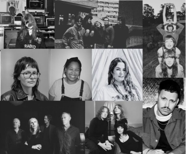 Black and White Image of the SoundMerch Australian Music Prize Shortlist Nominees