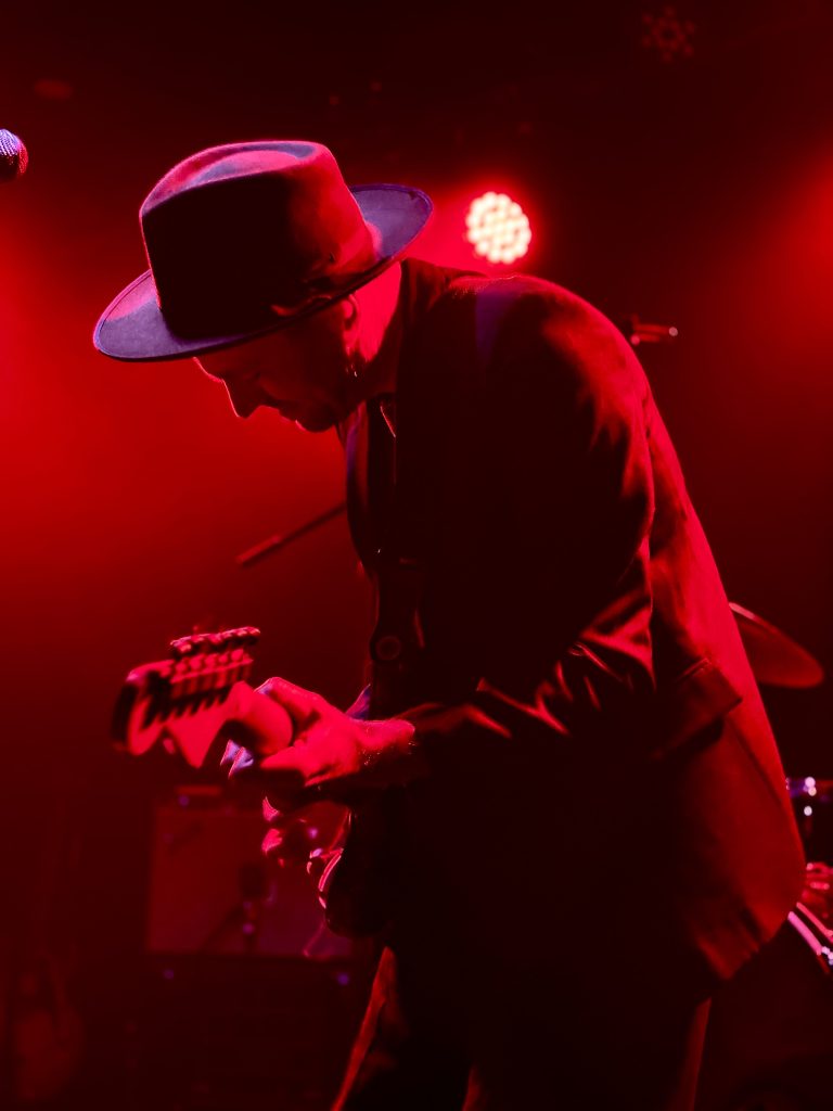 Finn Andrews of The Veils playing guitar at Northcote Social Club