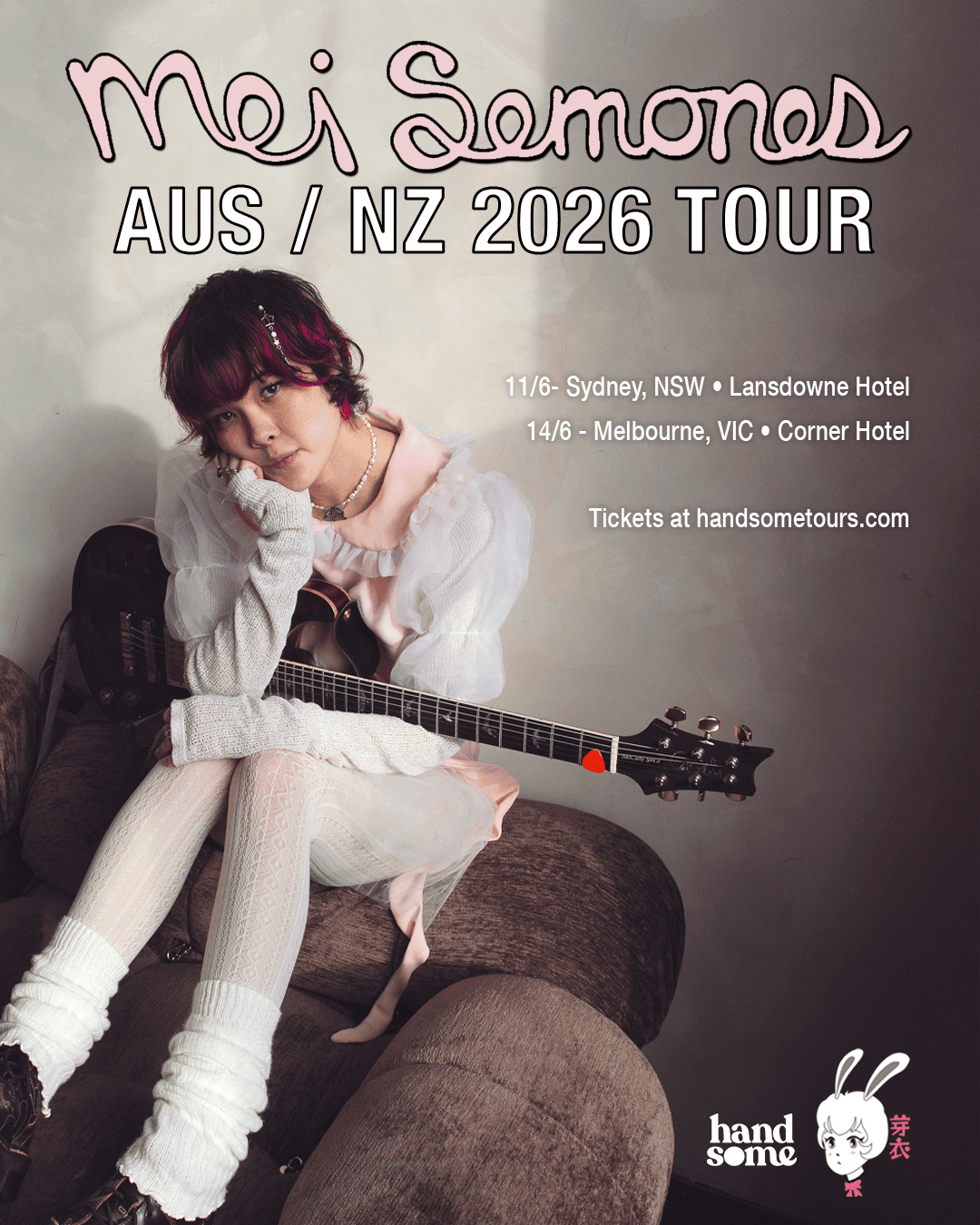Mei Semones Aus NZ tour date poster