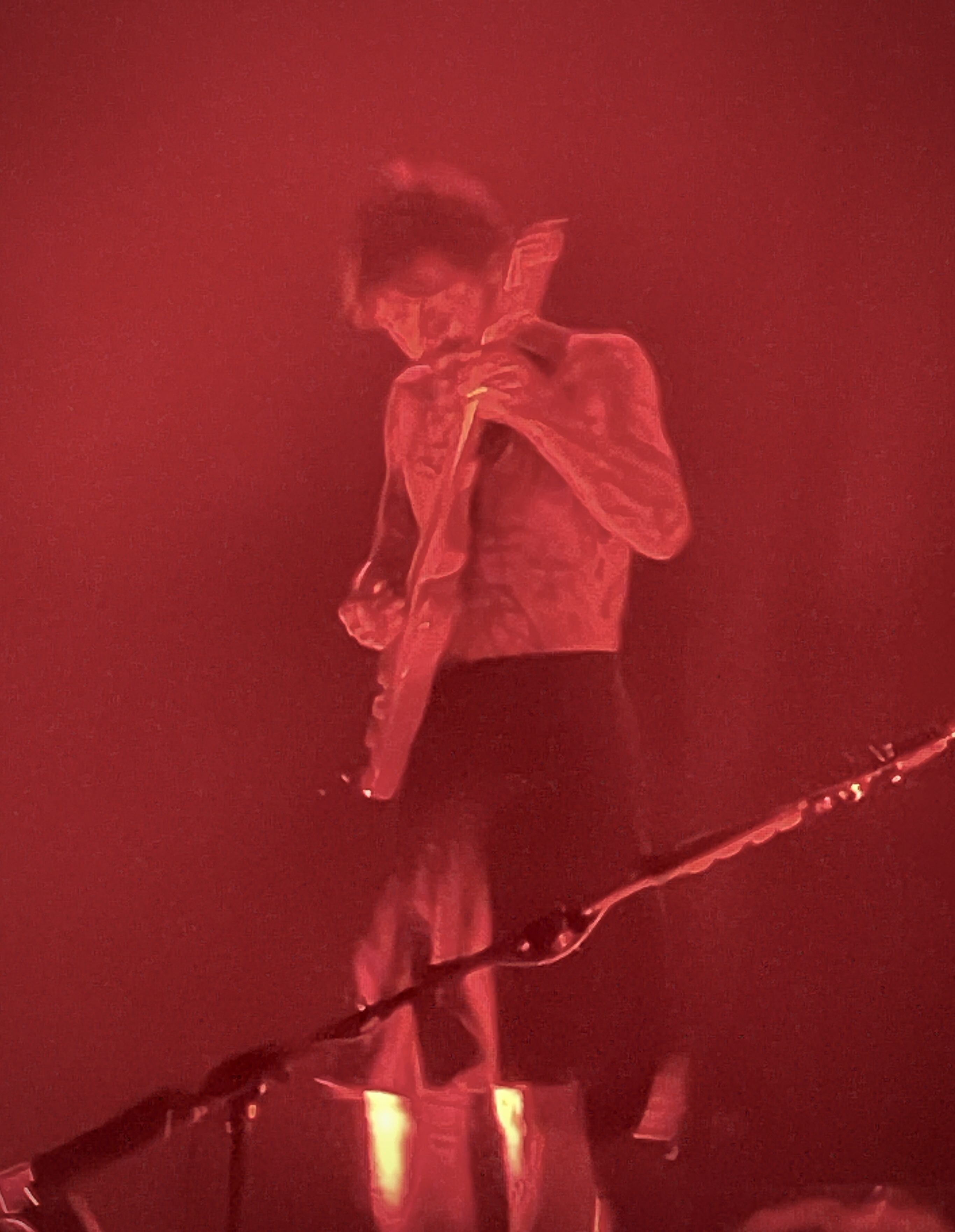 Simon Neil of Biffy Clyro performing at Melbourne's Forum