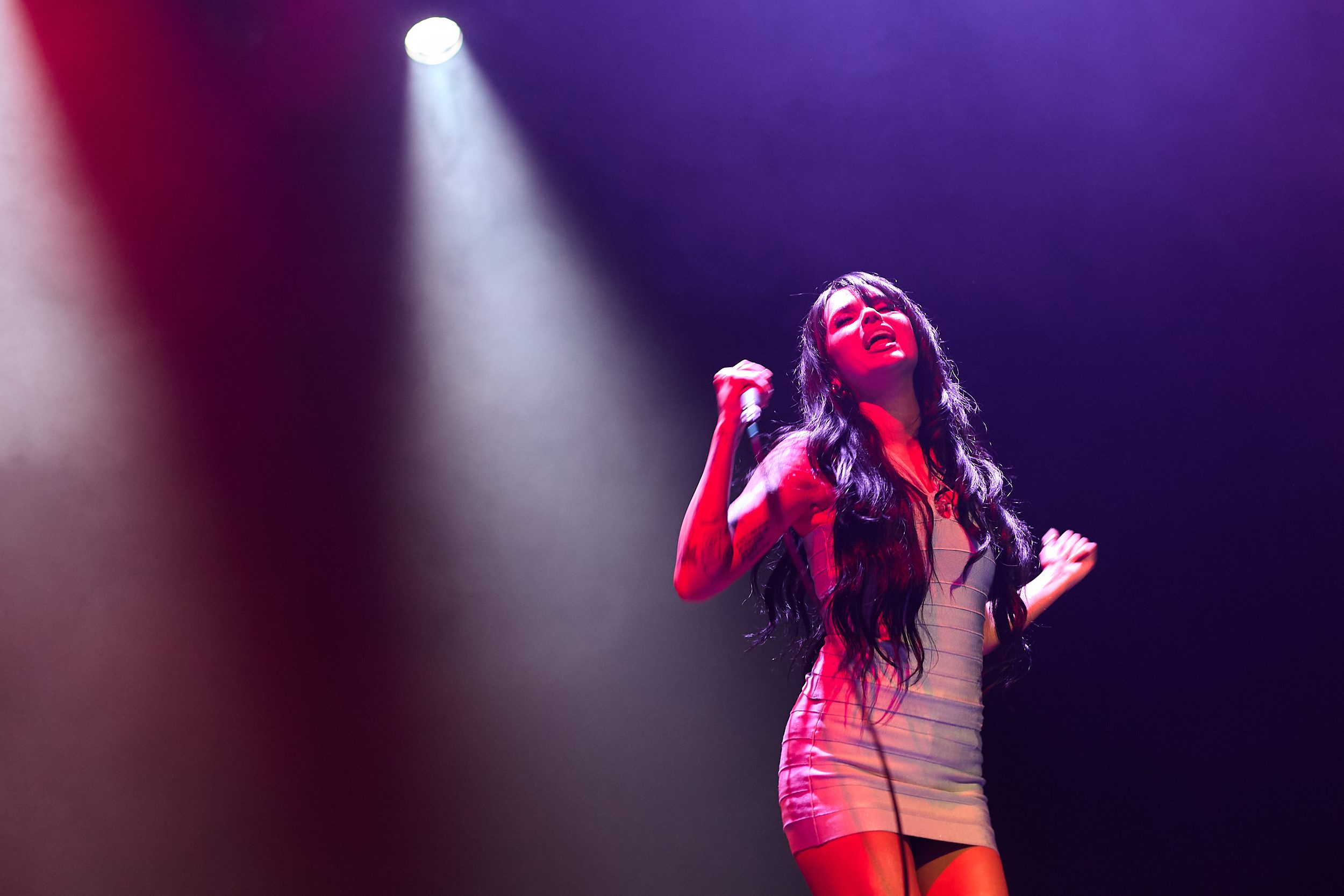 Maggie Lindemann performing at Melbourne's Forum