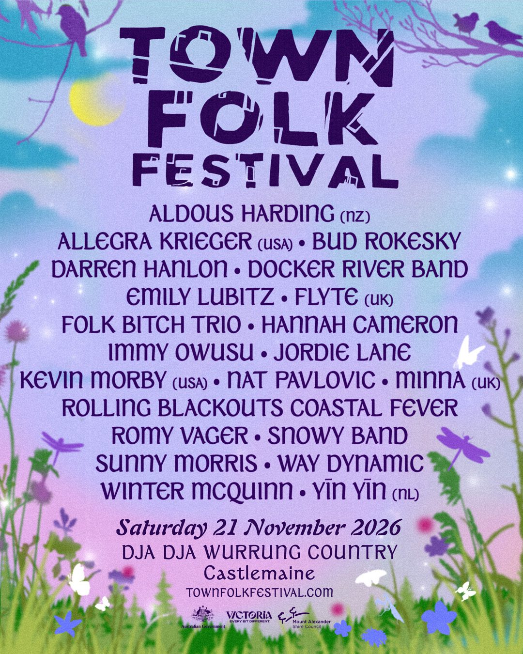 Town Folk Festival Poster 2026
