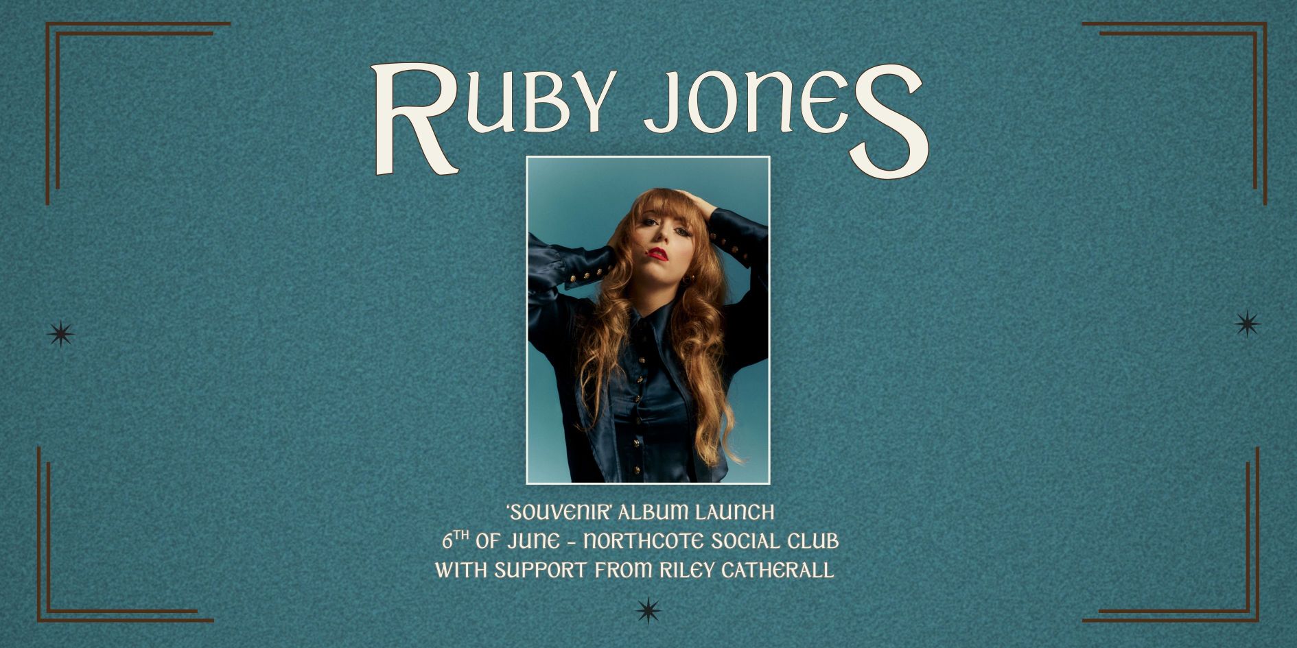 Ruby Jones Album Release show poster