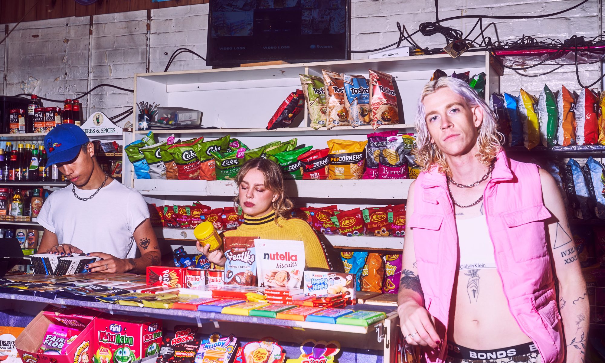 Image of FVNERAL in a grocery store
