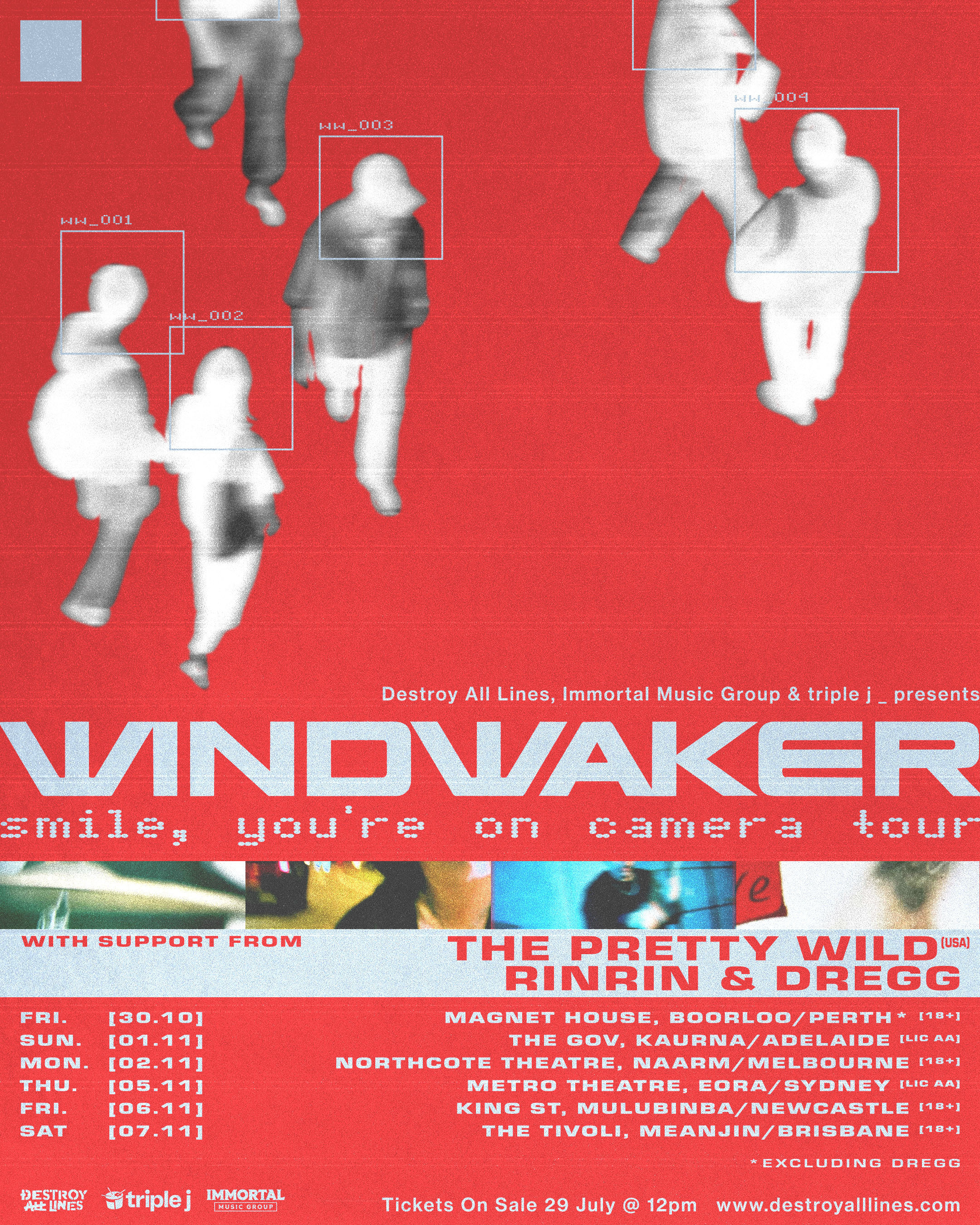 Windwaker Aus tour poster