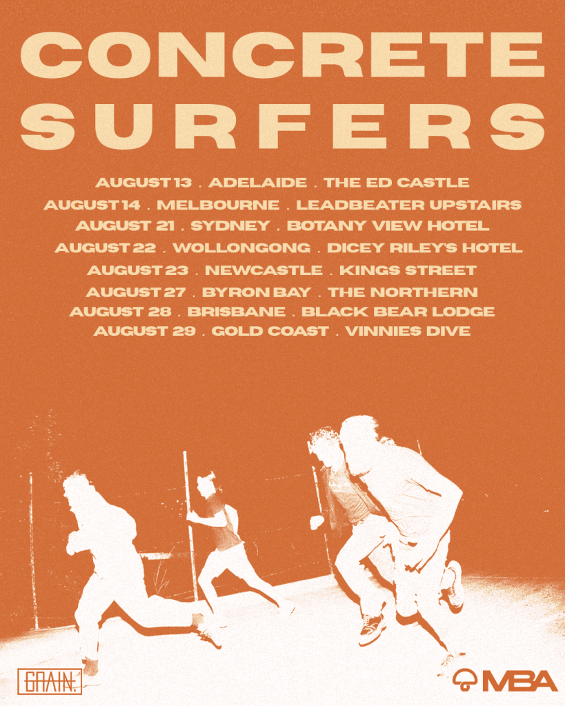 Concrete Surfers Album Tour poster
