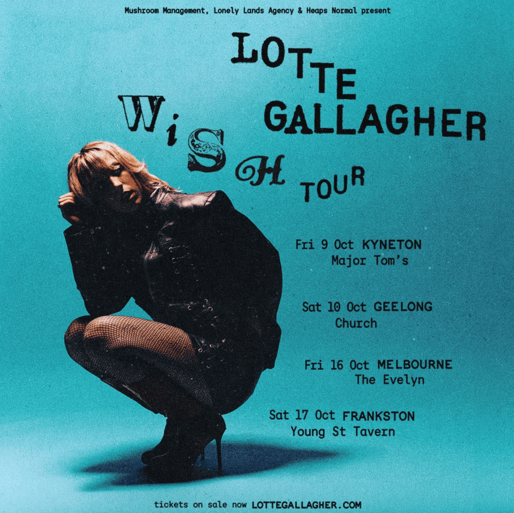 Lotte Gallagher Aus Tour poster