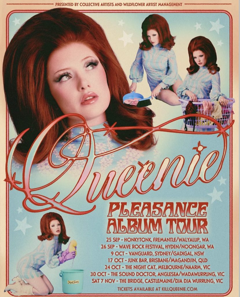 Queenie Aus Tour poster