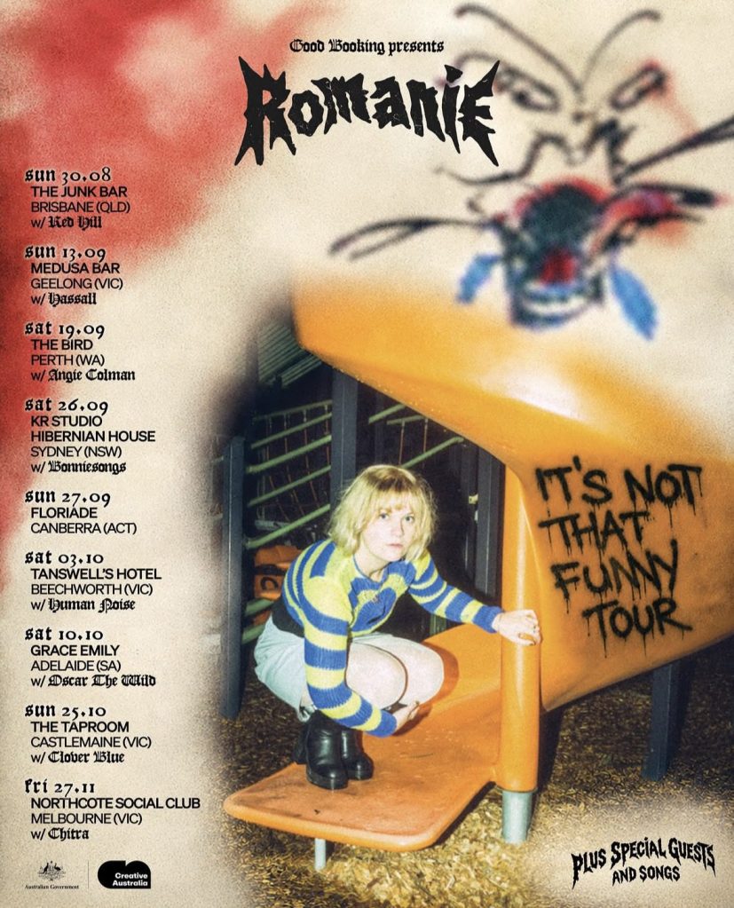 Romanie Aus tour poster