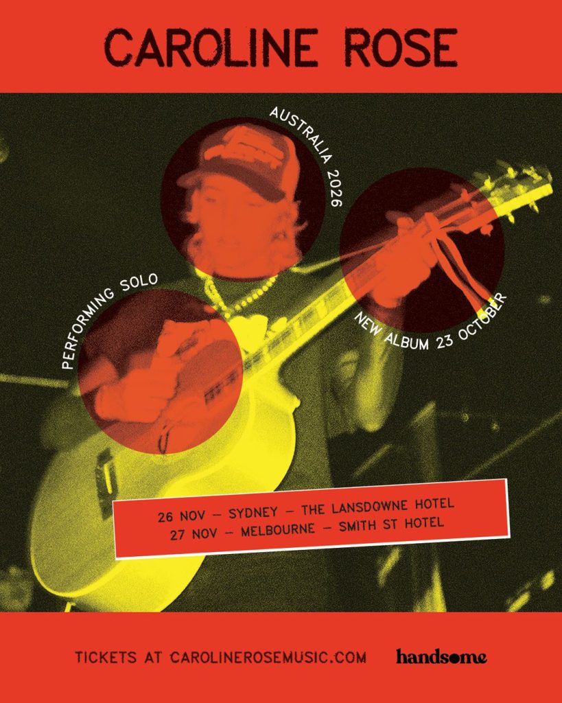 Caroline Rose Aus tour poster
