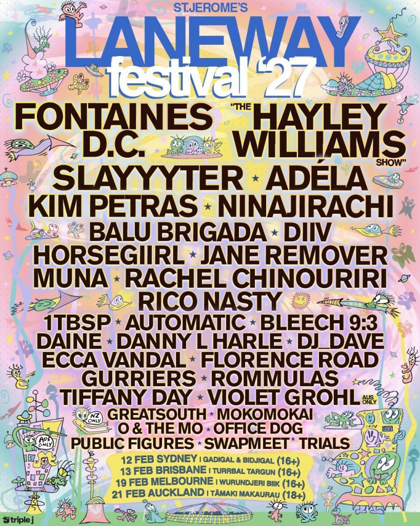 Laneway Festival 27 poster