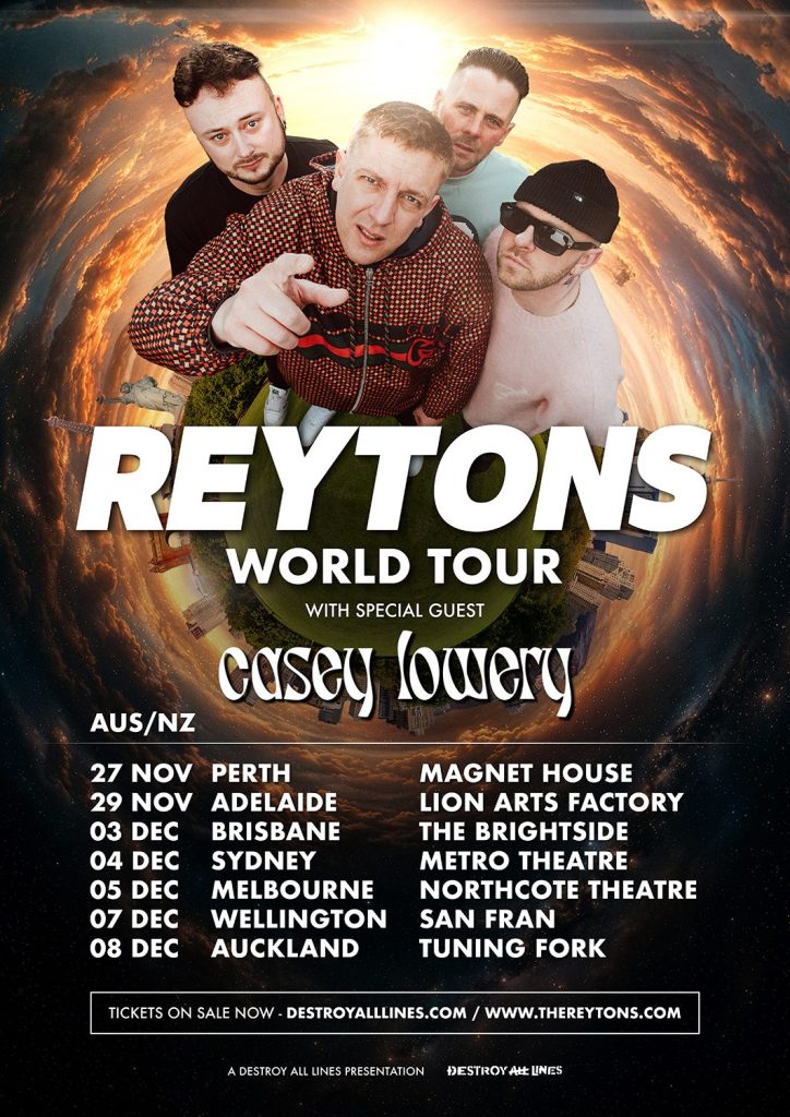 Reytons Aus tour poster