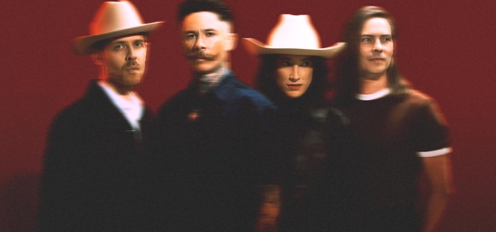 Image of the band The Smith and Wester Jury against a red background