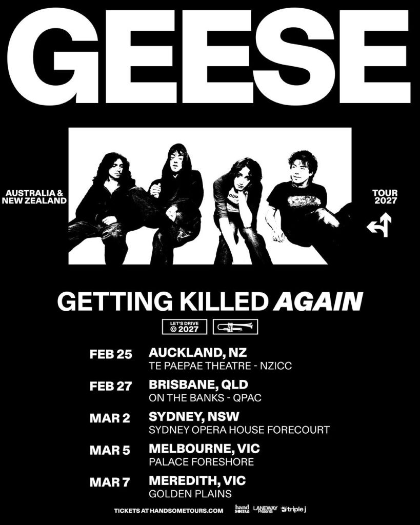 Geese Aus NZ tour poster