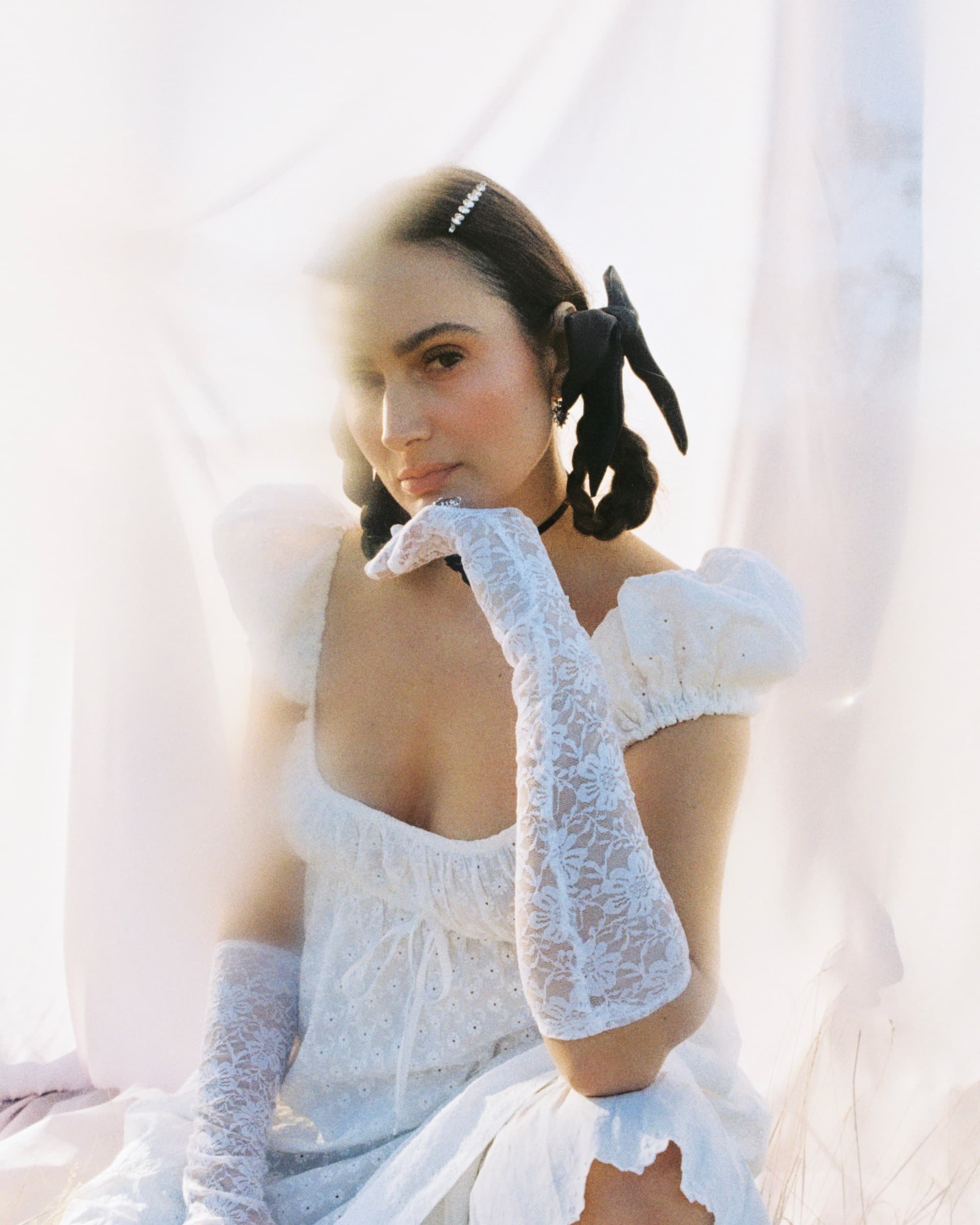 Image of Lasca Dry dressed in white