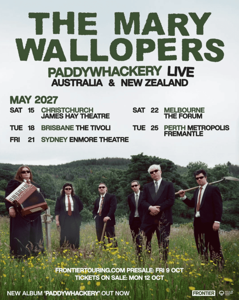 Mary Wallopers aus nz tour poster