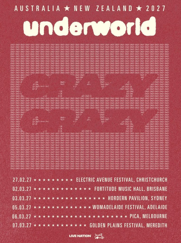 Underwolrd Aus NZ tour poster